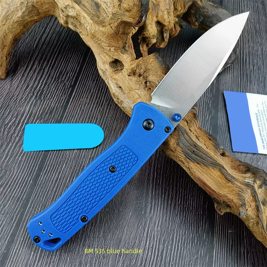 BM 535 Mini Pocket Folding Knife D2 Blade PEI Handle Outdoor Portable Tactical Knife Camping Fishing Survival Utility EDC Tool
