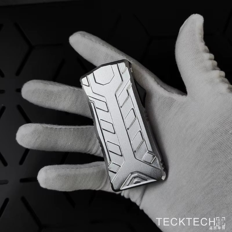 SK5 Blades OTF Utility Knife Replaceable Trapezoidal Blade EDC Cutting Tools Paper Cutter Legal Aluminum Pocket Knife