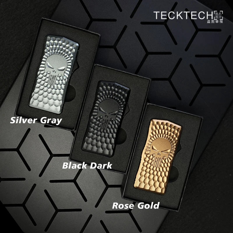 SKULL OTF Utility Knife SK5 Carbon Steel Replaceable Trapezoidal Blade Paper Cutter EDC Cutting Tool Legal Pocket Knife