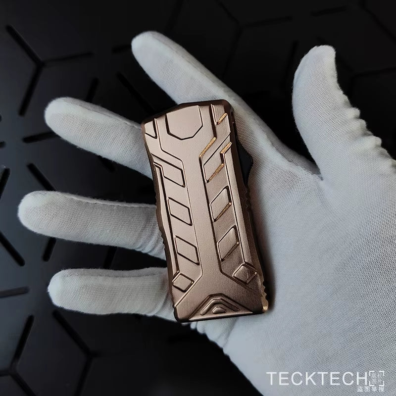 SK5 Blades OTF Utility Knife Replaceable Trapezoidal Blade EDC Cutting Tools Paper Cutter Legal Aluminum Pocket Knife